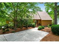 Charming home with well-maintained landscaping, beautiful trees, and a spacious driveway at 919 Overview Ct, Mount Pleasant, SC 29464