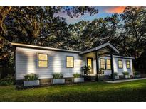 Charming home featuring a well-manicured lawn, stylish planters, and modern black-framed windows at 3435 Hobson Dr, Johns Island, SC 29455