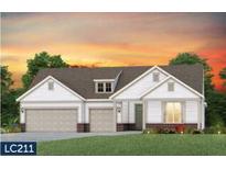 Charming single-Gathering home with a three-car garage and manicured lawn under a colorful sky at 520 Pink Lily Ln, Summerville, SC 29486