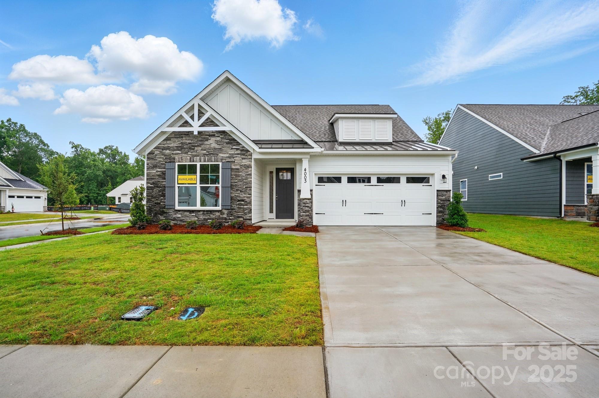Photo one of 4003 Grace Pointe Dr # 99 Wesley Chapel NC 28079 | MLS 4213335
