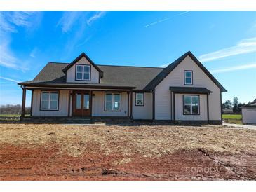 Charming new construction home with a covered porch and stylish architectural details at 1405 Coppergate Dr, Salisbury, NC 28147