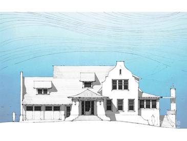 Architectural rendering of a charming two-story home with attached garage at 1052 Ventosa Dr, Denver, NC 28037