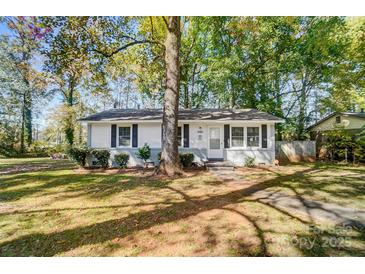 Ranch home with mature trees at 2500 Danforth Ln, Charlotte, NC 28208