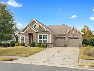 House exterior featuring stone accents and a two-car garage at 1419 Imperial Court Imperial Ct, York, SC 29745