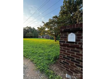 Brick mailbox at entrance to home and property at 6200 George Hildebran School Rd, Hickory, NC 28602