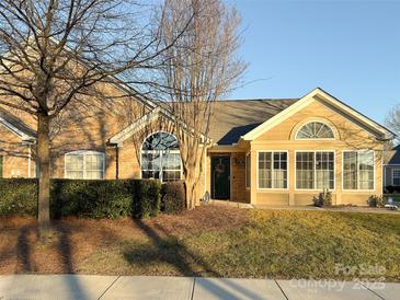 Inviting ranch home with stone accents and a sunroom at , Charlotte, NC 28269