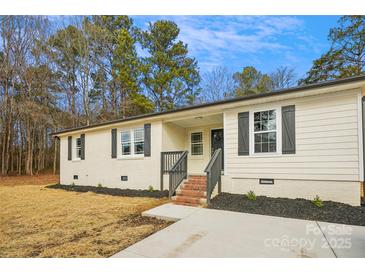 Charming ranch home with updated exterior and landscaping at 1105 Stanback Rd, Chester, SC 29706
