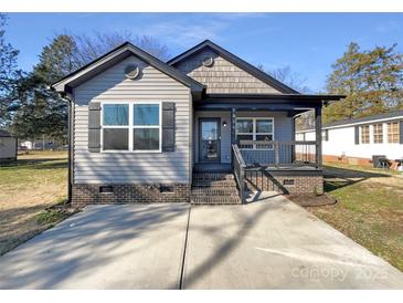 Gray house with a black roof, steps, and porch at 1324 Crawford Rd # 6, Rock Hill, SC 29730