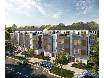 Modern townhouses with private balconies and parking at 3000 Loso Ter # 80, Charlotte, NC 28217