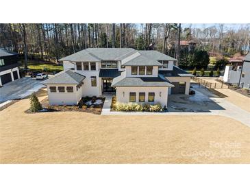 Luxury two-story home with attached garage and expansive lawn at 109 Myers Port Way # 2, Mooresville, NC 28117