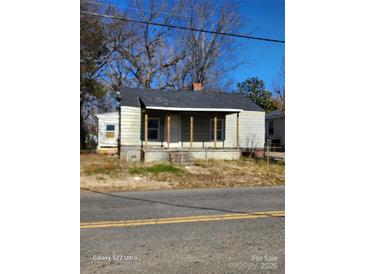 Small house with front porch, needing renovation at 376 Friedheim Rd, Rock Hill, SC 29730