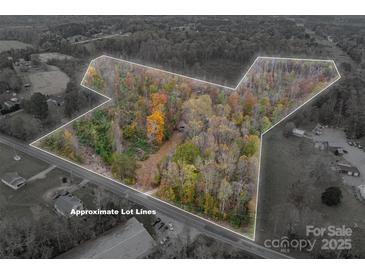 Aerial view showing the approximate boundaries for sale at 2073 Mauney Rd, Bessemer City, NC 28016