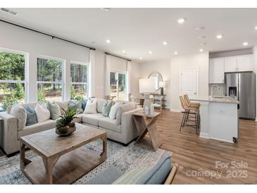 Bright living room features an open floor plan and plenty of natural light at 853 Blue Canyon Dr, York, SC 29745