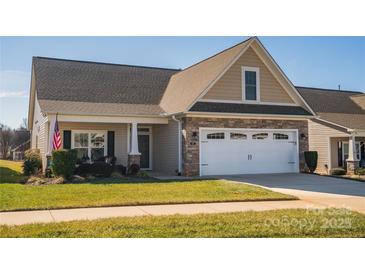 Attractive Craftsman style home with stone accents and a two-car garage at 417 Spring Arbor Ave, Salisbury, NC 28146