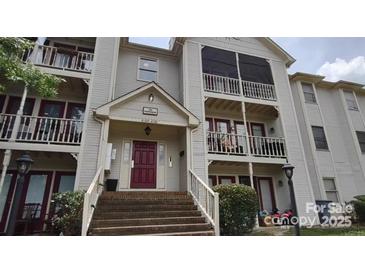 Attractive 2-story building with multiple units and balconies at 6106 Meadow Rose Ln, Charlotte, NC 28215