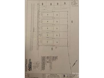 This plat map shows several vacant land lots at 121 W Centerview Street in China Grove, North Carolina at 121 W Centerview St, China Grove, NC 28023