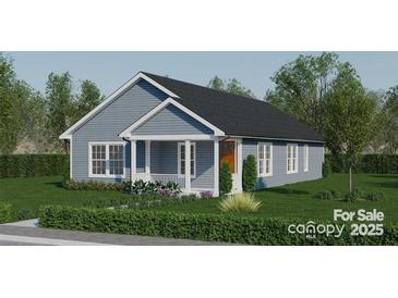 Cozy one-story home with well-maintained lawn and covered front porch at 0 Shaver St # 2, Salisbury, NC 28144
