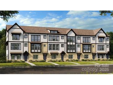 Charming townhome complex with a well-maintained facade and appealing architectural design, offering a desirable community living at 352 Catawba Ave, Davidson, NC 28036