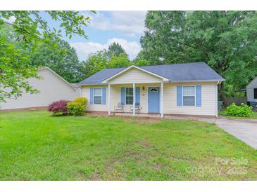 Charming single-story home with a well-maintained lawn and blue shutters at 142 Westerwood Dr, Rock Hill, SC 29732
