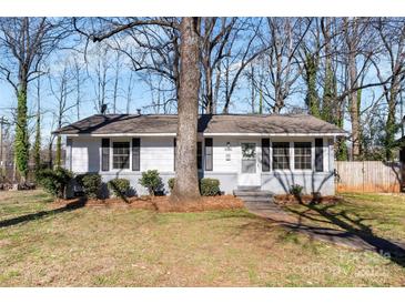 Charming single-story home with a well-maintained lawn and inviting front entrance at 2500 Danforth Ln, Charlotte, NC 28208