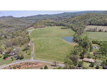 Expansive acreage with mature trees, open meadows, and a serene pond offering picturesque views at 447 Willow Pond Ln, Hiddenite, NC 28636