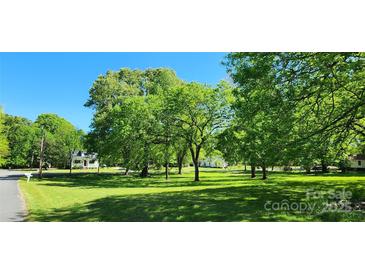 Lush, green property featuring mature trees and a well-maintained lawn at 224 Charlotte St, York, SC 29745