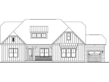 Charming new two-story home showcasing a welcoming front porch and a convenient attached garage at 122 High Lake Dr, Statesville, NC 28677