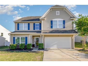 Charming two-story home with blue shutters and a well-manicured front yard at 532 Dalkeith Ave, Rock Hill, SC 29732