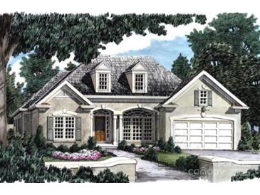 Charming single-story home boasts a well-manicured lawn, two-car garage, and inviting curb appeal at 200 Mark Ryan Ln # 1, Dallas, NC 28034