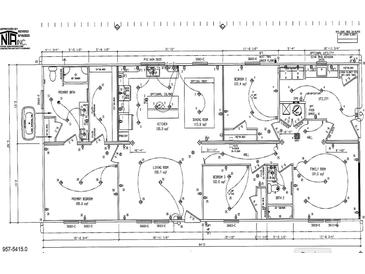 Detailed floor plan showcasing the layout of this home with measurements and room names at 138 Zircon Dr, Statesville, NC 28625