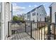 Balcony view of modern townhomes with private garages in a community setting at 1428 Hamilton St # 13, Charlotte, NC 28206