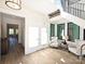 Another view of the foyer, showcasing the hardwood floors and elegant decor at 914 Laurel Creek Ln, Charlotte, NC 28211