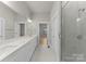 Elegant bathroom with double vanity, large mirror, and walk-in shower at 179 Heartland Dr # 8, Rock Hill, SC 29732