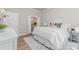 Bedroom with hardwood floors, a queen bed, and ensuite bathroom at 179 Heartland Dr # 8, Rock Hill, SC 29732