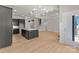 Spacious kitchen with island, hardwood floors, and an open floor plan at 179 Heartland Dr # 8, Rock Hill, SC 29732
