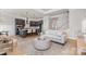 Open floor plan with a modern kitchen, living room and staircase to the second floor at 179 Heartland Dr # 8, Rock Hill, SC 29732