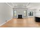 Living room with fireplace and large windows at 179 Heartland Dr # 8, Rock Hill, SC 29732