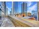 Stunning city views from a private balcony at 435 S Tryon St # 800, Charlotte, NC 28202