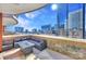 Outdoor patio with seating area and amazing city views at 435 S Tryon St # 800, Charlotte, NC 28202