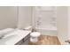 Full bathroom featuring modern fixtures and a shower-tub combination at 4223 S New Hope Rd # 8, Cramerton, NC 28032