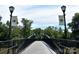 Scenic view of Goat Island bridge with Goat Island welcome banners and light posts at 4223 S New Hope Rd # 8, Cramerton, NC 28032