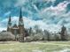 Historic brick building with clock tower and landscaped grounds, offering timeless charm at 4223 S New Hope Rd # 8, Cramerton, NC 28032