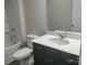 Bathroom featuring a single sink vanity and a bathtub and shower combo at 4225 S New Hope Rd # 9, Cramerton, NC 28032