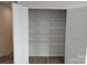 Walk-in closet with wire shelving at 4225 S New Hope Rd # 9, Cramerton, NC 28032
