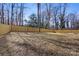 Large backyard with wooden fence and grassy area at 3038 Northampton Dr, Charlotte, NC 28210