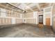 Spacious unfinished garage with concrete floor, and block foundation at 417 Prine Pl # Brx0013, Charlotte, NC 28213