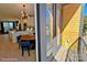Private balcony with wooden siding accessible from dining area at 1013 North End Dr # 26, Charlotte, NC 28206