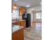 Updated kitchen featuring granite countertops and modern appliances at 3918 Barlowe Rd, Charlotte, NC 28208