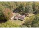 House with detached shed, large backyard, and wooded area at 3220 Sawmill Rd, Hickory Grove, SC 29717