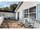 Deck with rocking chairs, offering a relaxing outdoor space at 3220 Sawmill Rd, Hickory Grove, SC 29717